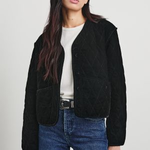 KIKO JACKET - BLACK VELVET