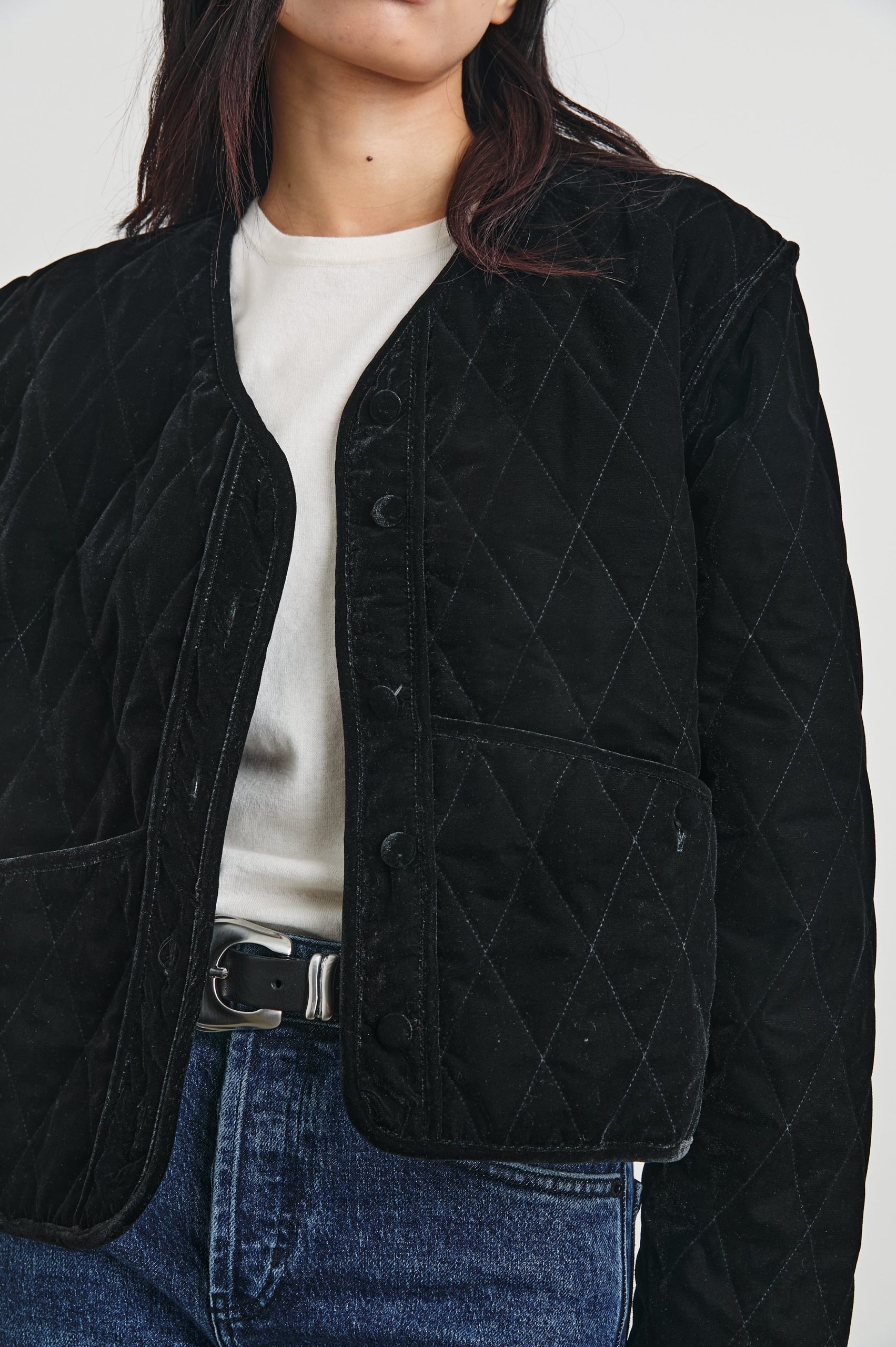 KIKO JACKET - BLACK VELVET - Image 2