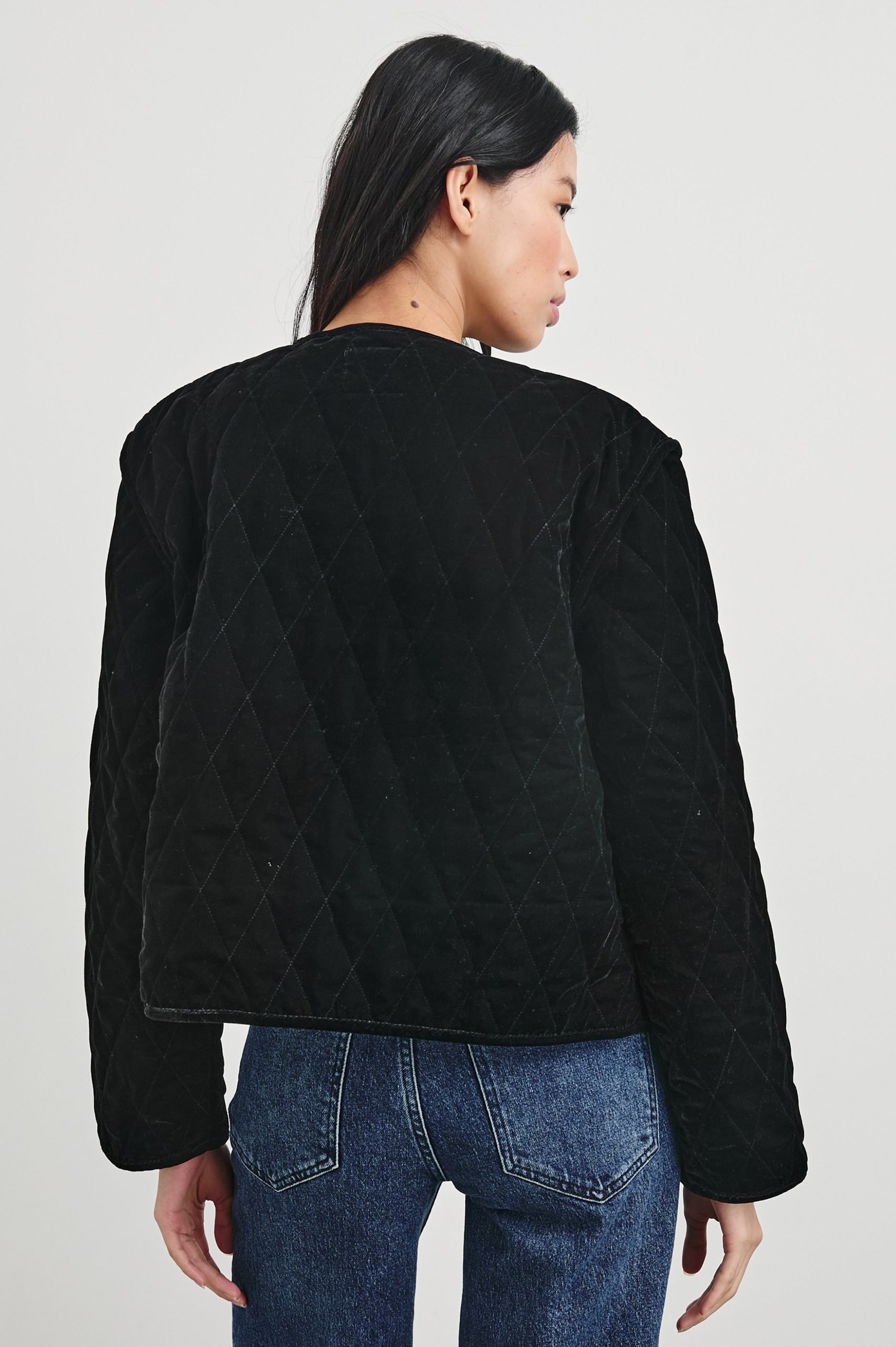 KIKO JACKET - BLACK VELVET - Image 4