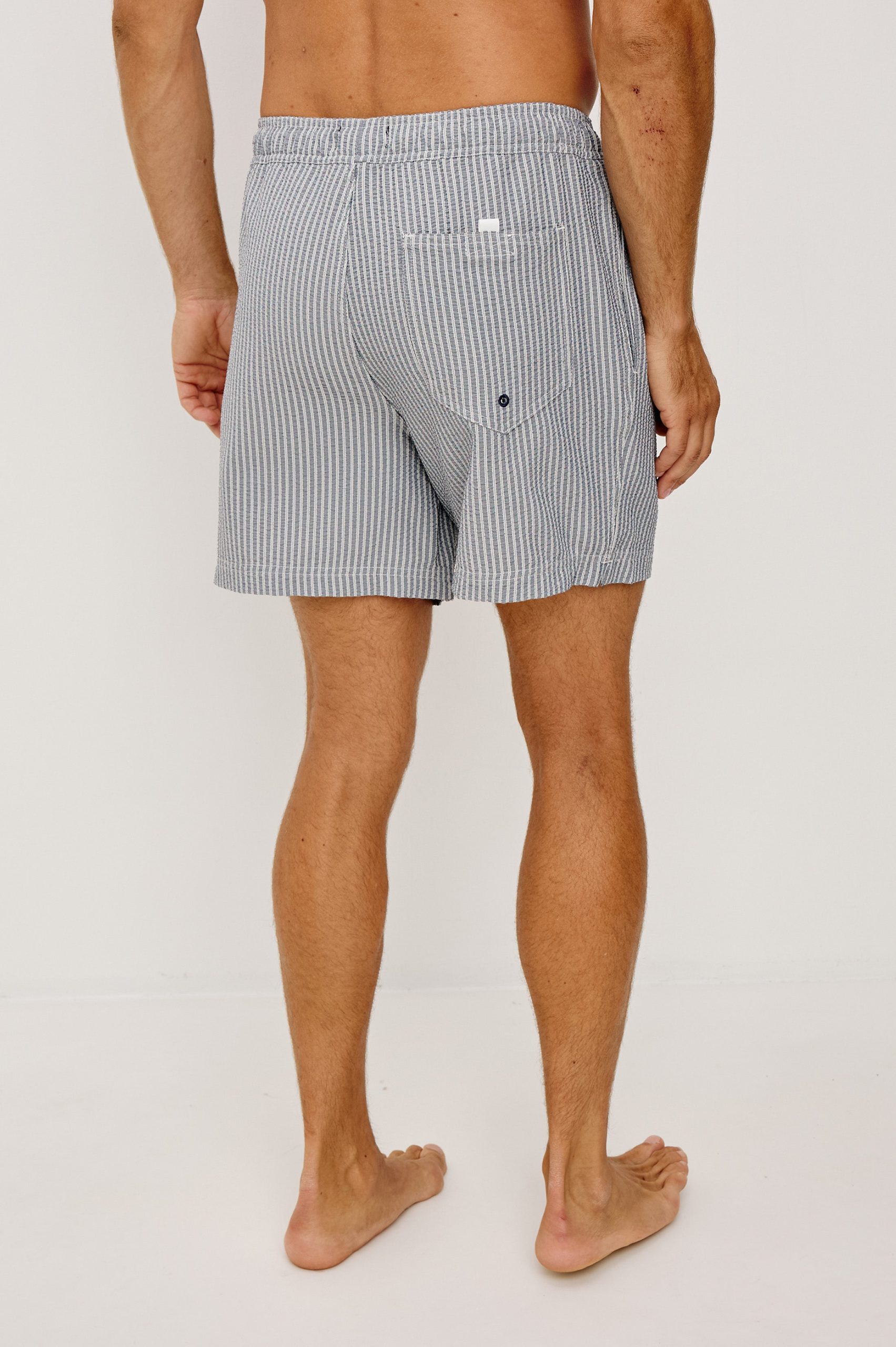 LA BREA SWIM SHORT - NAVY DECK STRIPE - Image 5