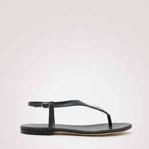 LAGOS SANDAL - BLACK LEATHER