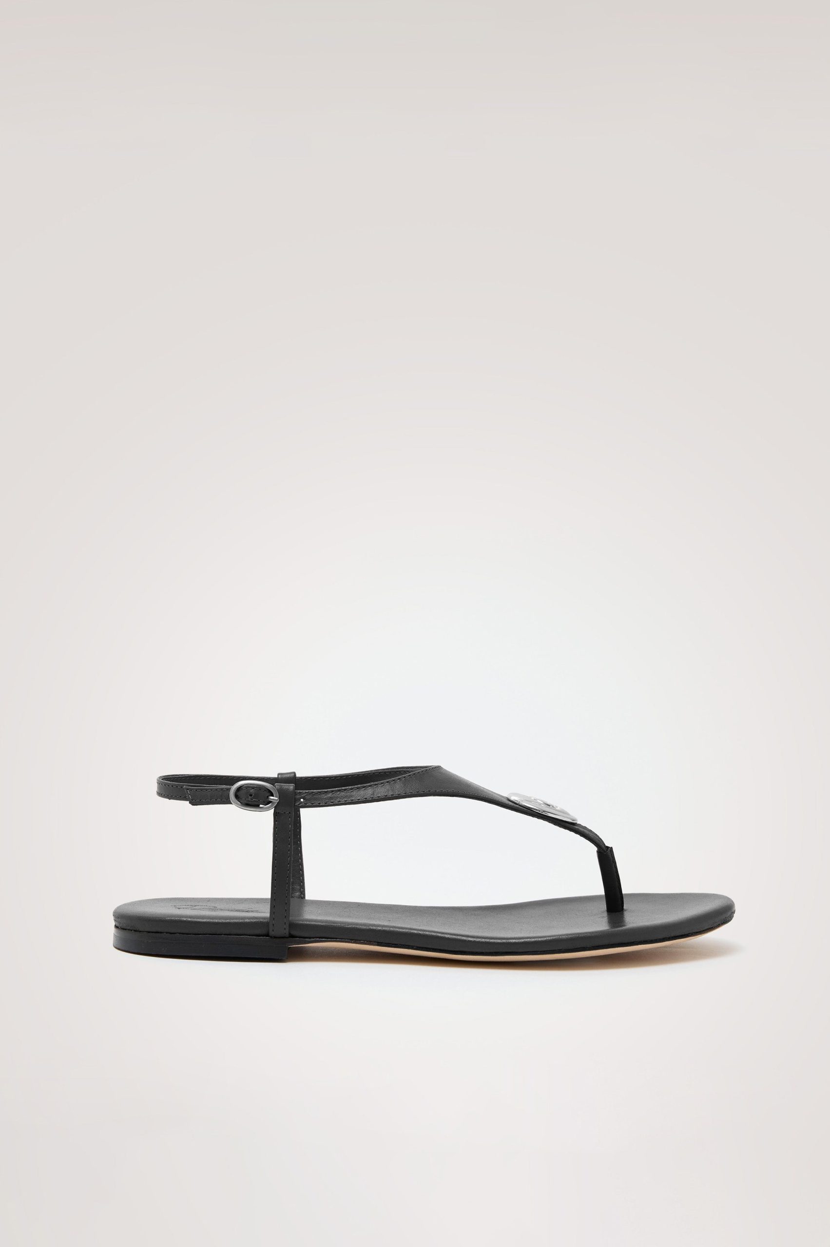 LAGOS SANDAL - BLACK LEATHER