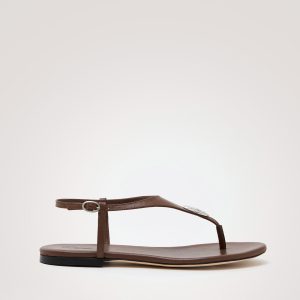 LAGOS SANDAL - DARK BROWN LEATHER