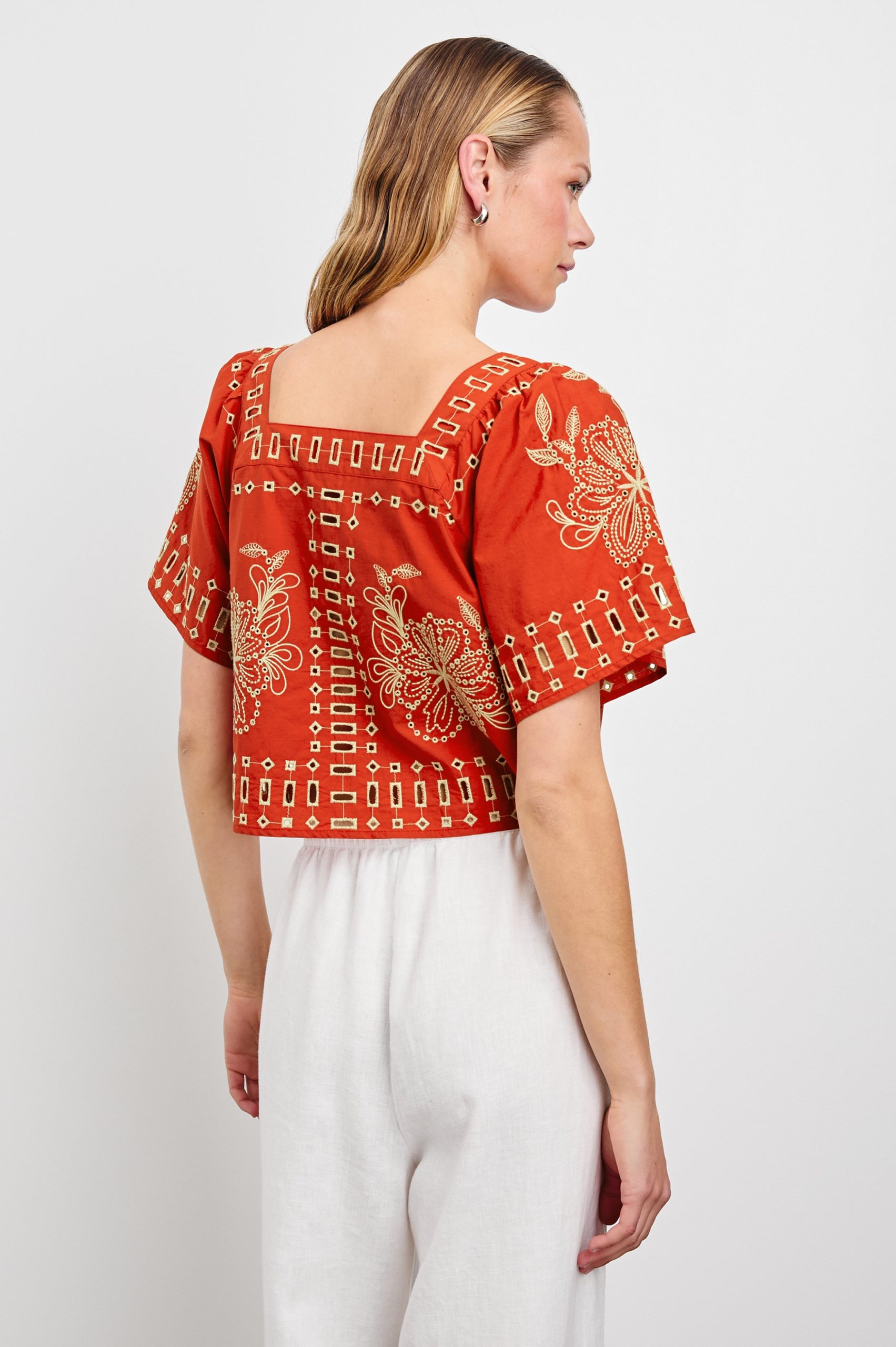 LAINE TOP - TERRACOTTA - Image 5