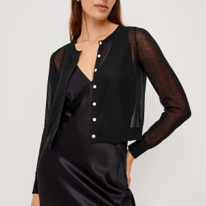 LAKELYN CARDIGAN - BLACK