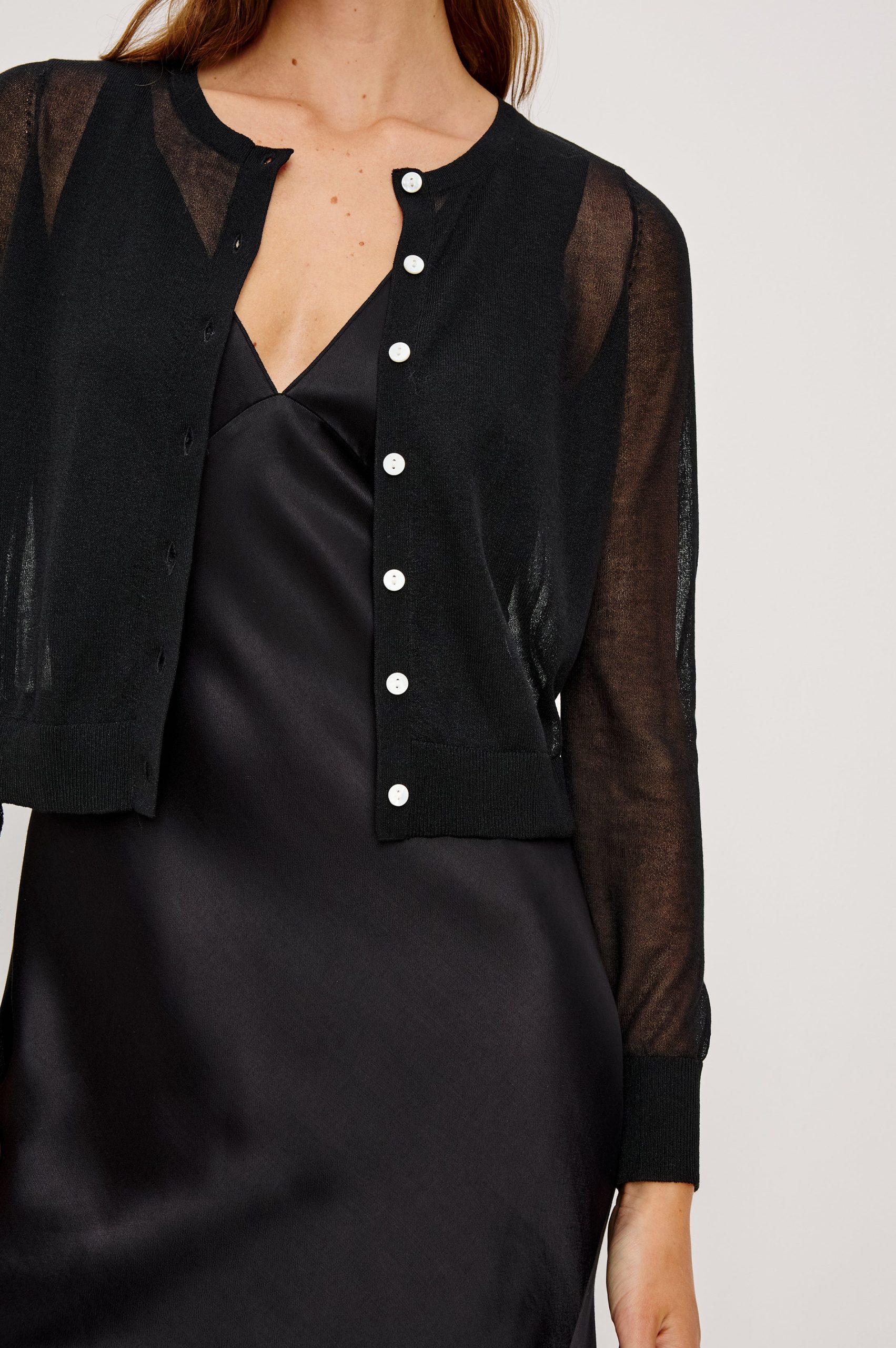 LAKELYN CARDIGAN - BLACK - Image 2