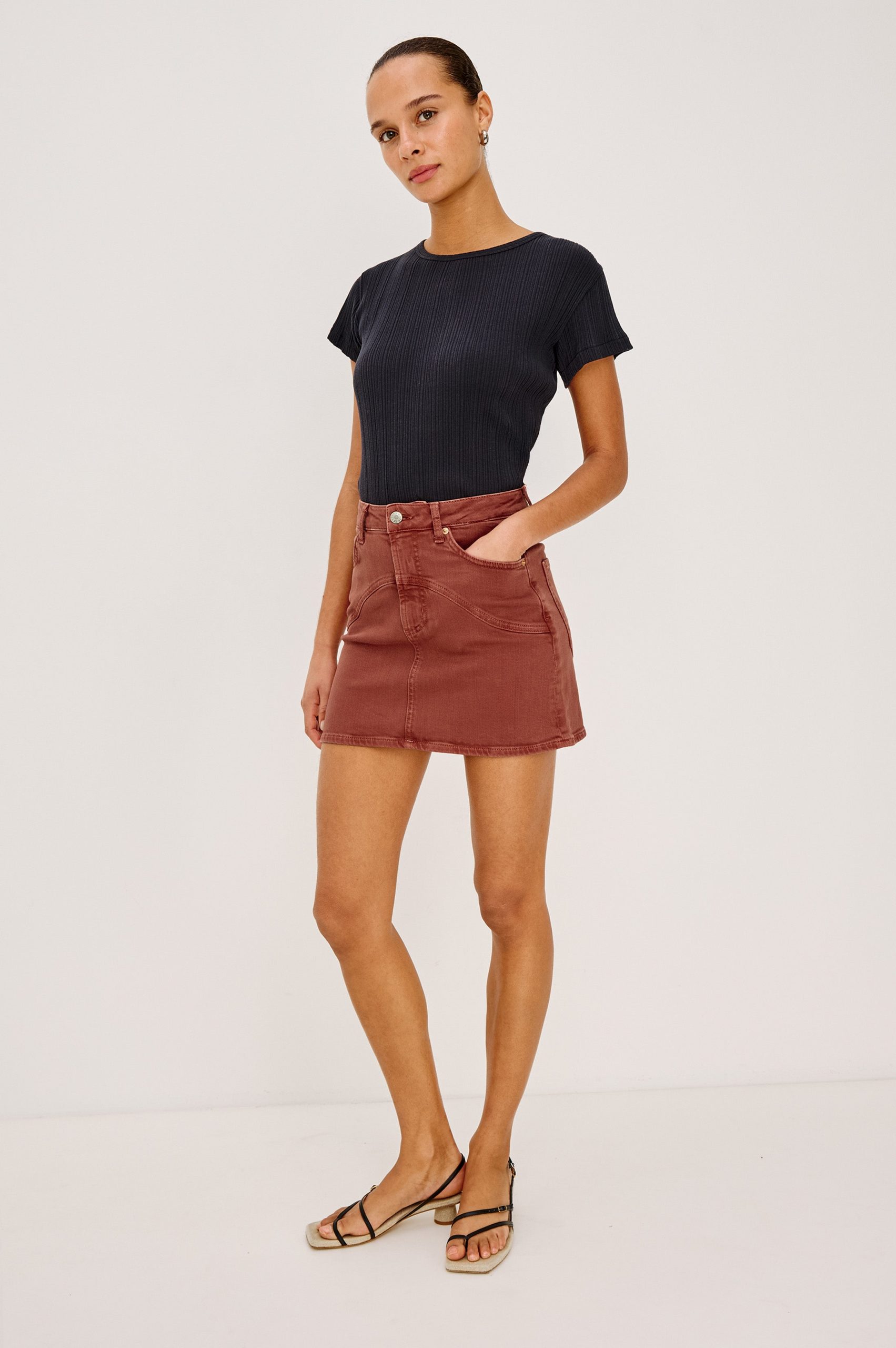 LAKEWOOD SKIRT - VINTAGE BRICK - Image 4