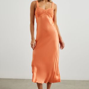 LAURA DRESS - PAPAYA