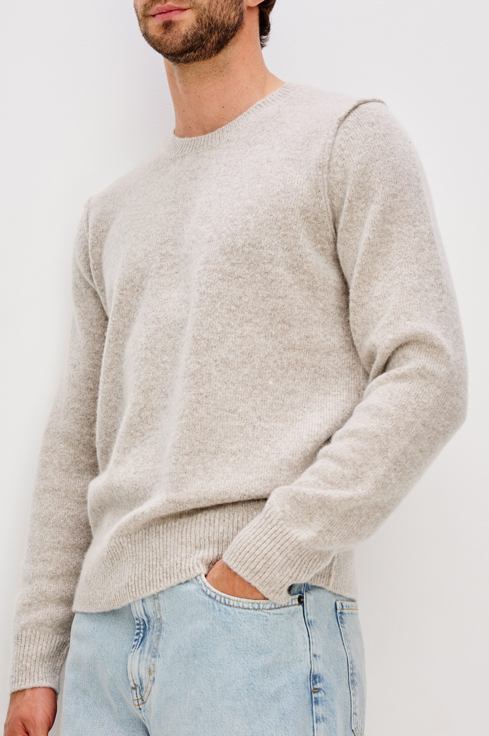 LAURENT SWEATER - SILVERLEAF - Image 3