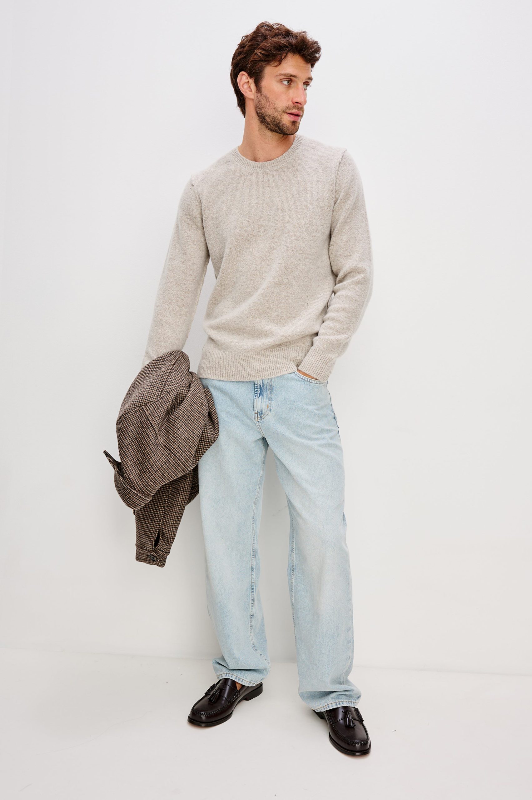 LAURENT SWEATER - SILVERLEAF - Image 2