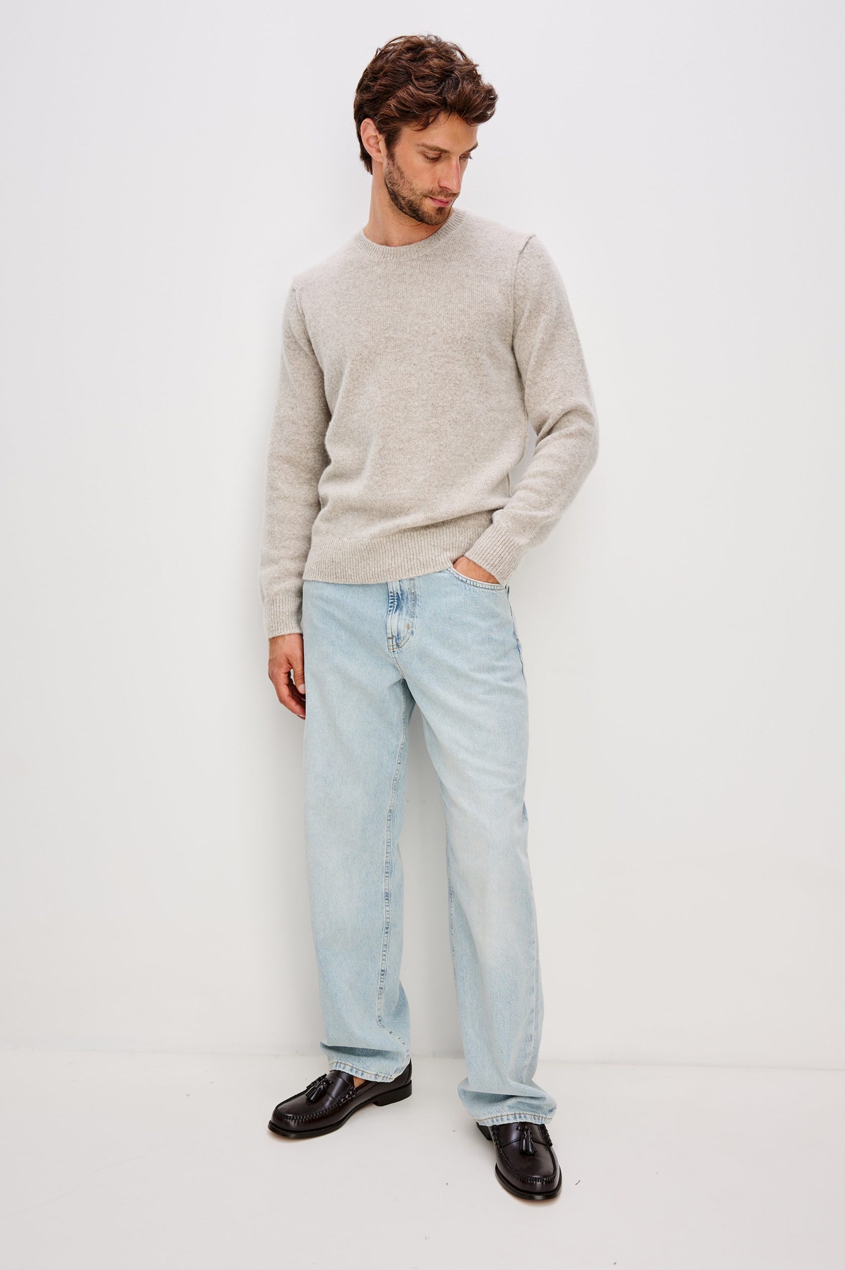 LAURENT SWEATER - SILVERLEAF - Image 4
