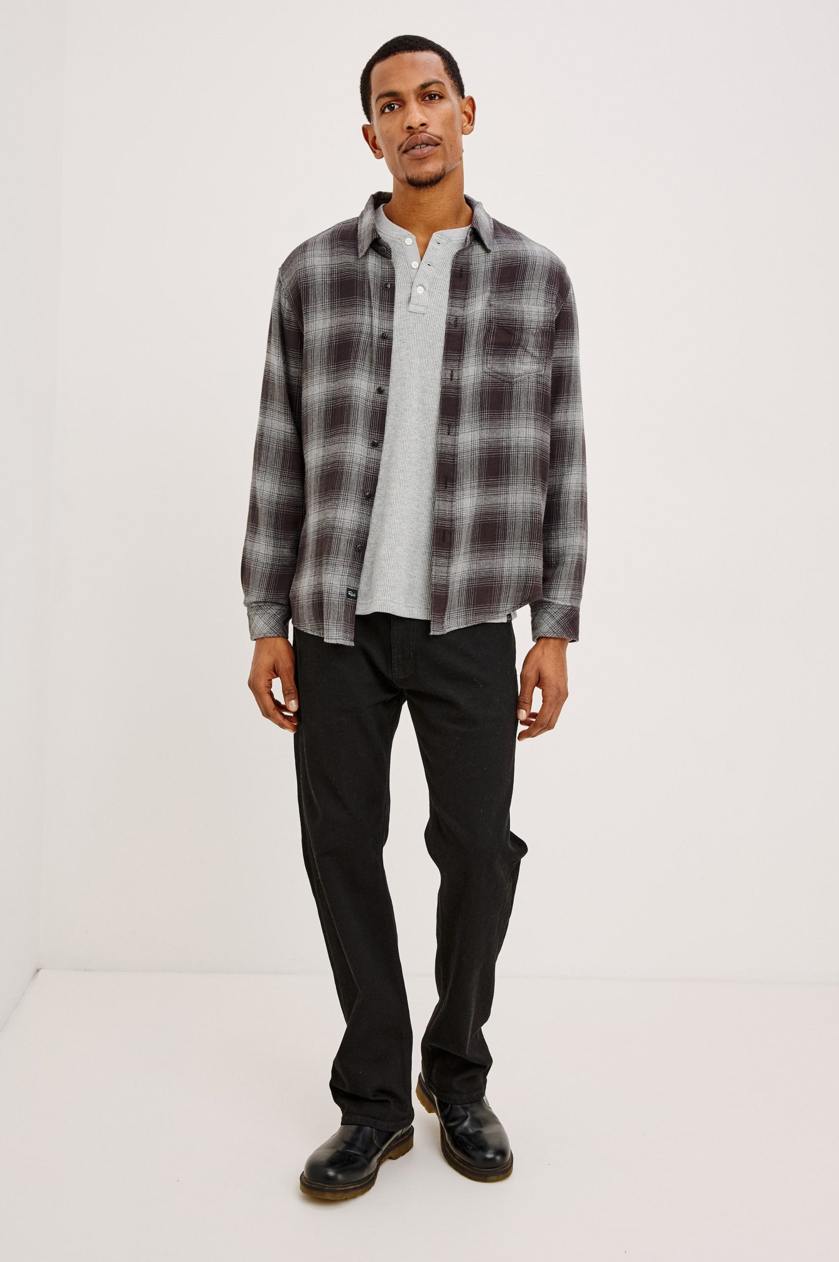 LENNOX SHIRT - SILVER OBSIDIAN - Image 3
