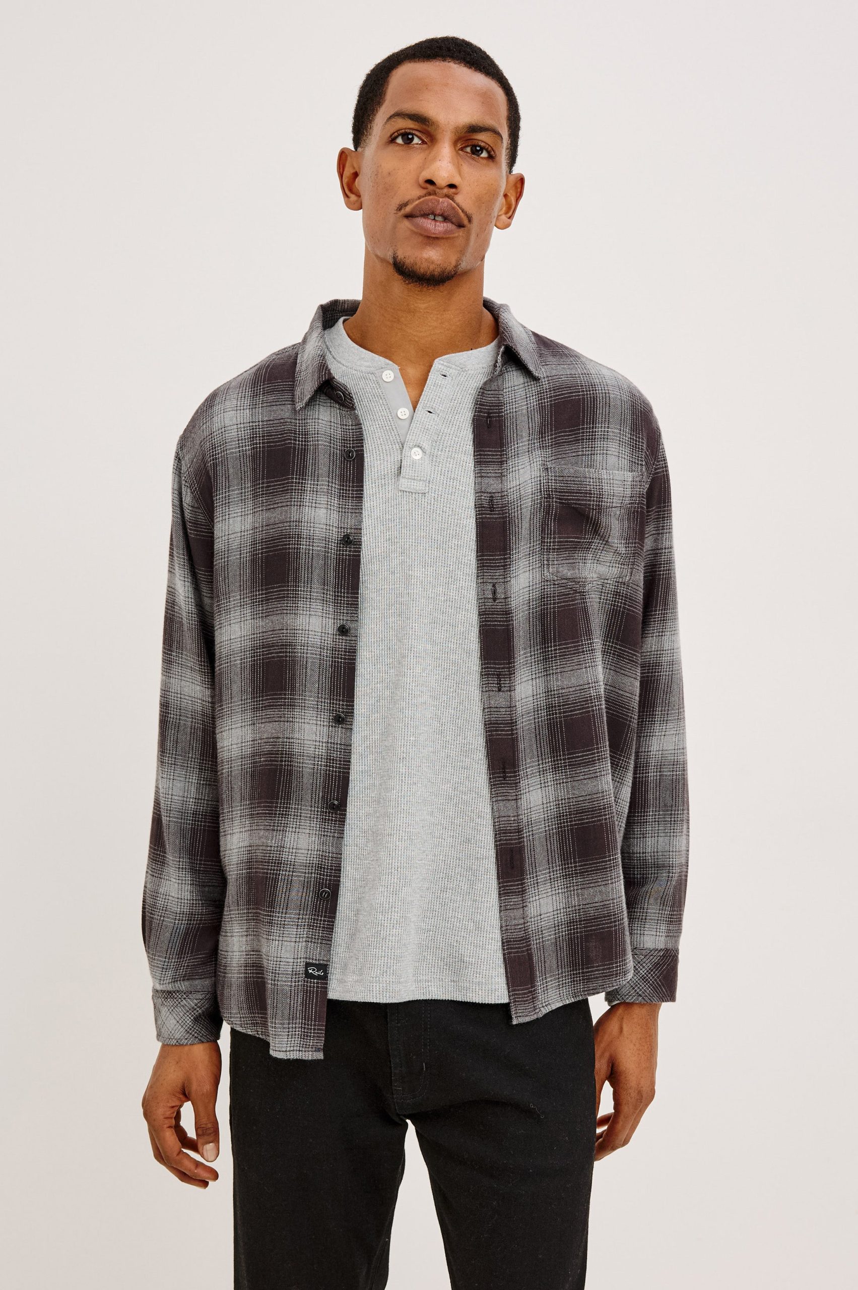 LENNOX SHIRT - SILVER OBSIDIAN - Image 4
