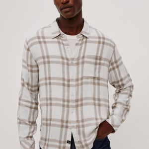 LENNOX SHIRT - TAWNY CLOUD HEATHER