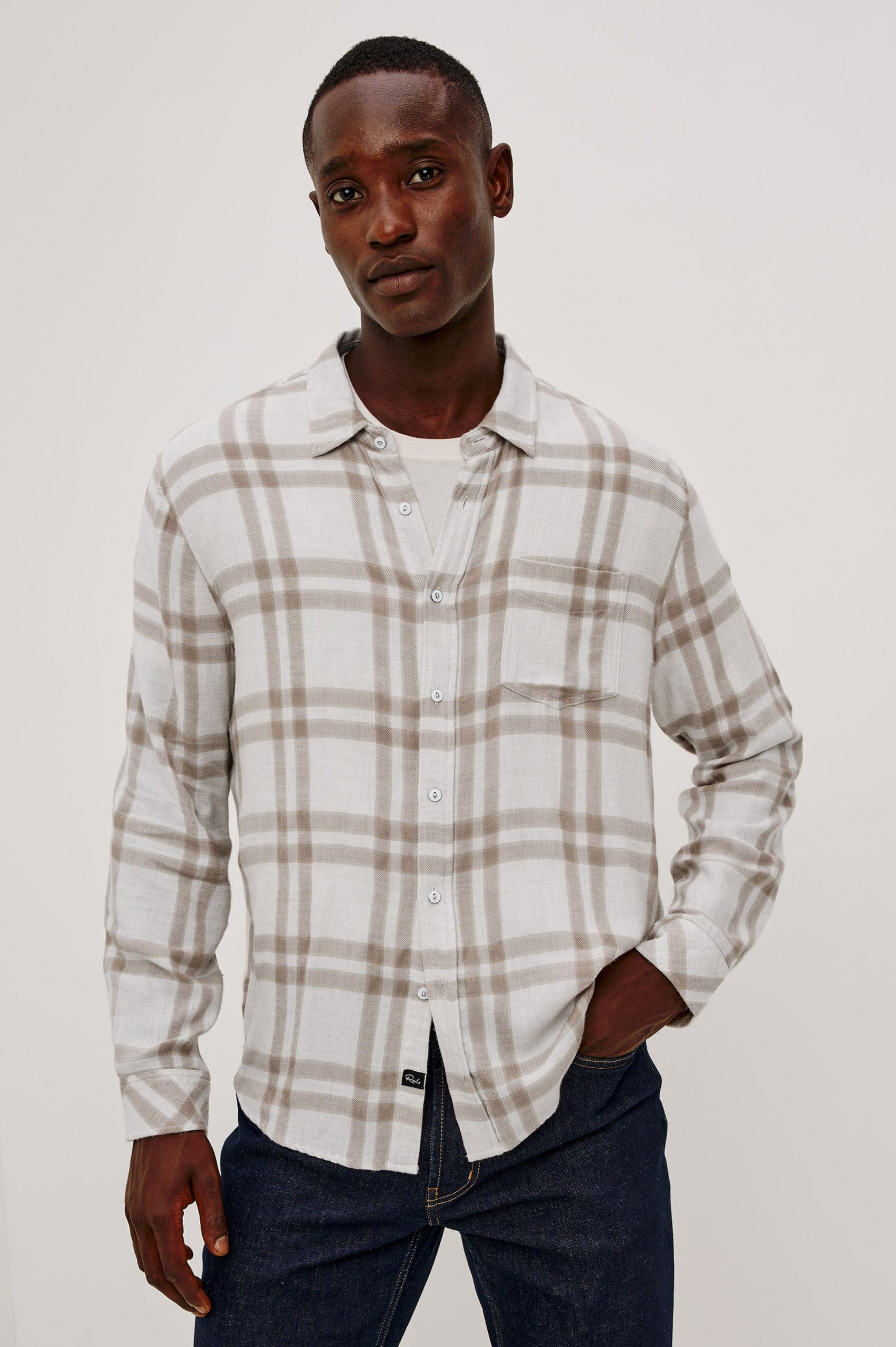 LENNOX SHIRT - TAWNY CLOUD HEATHER