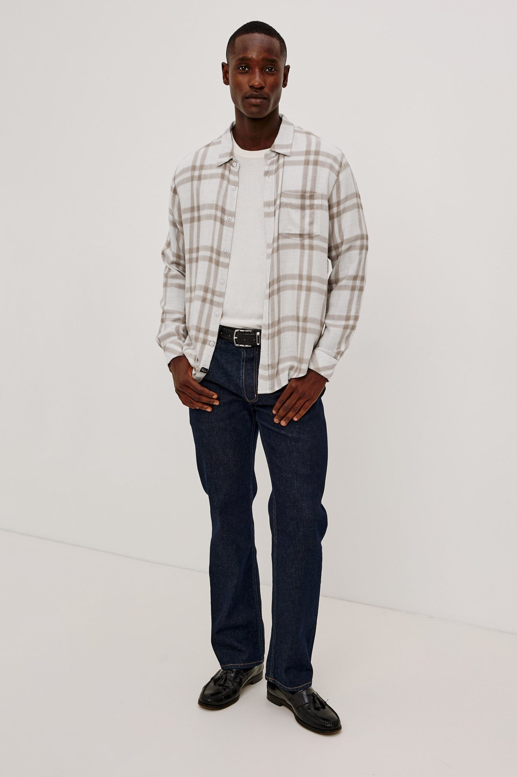 LENNOX SHIRT - TAWNY CLOUD HEATHER - Image 3