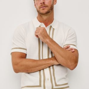 LEO SHIRT - WHITE CASHEW