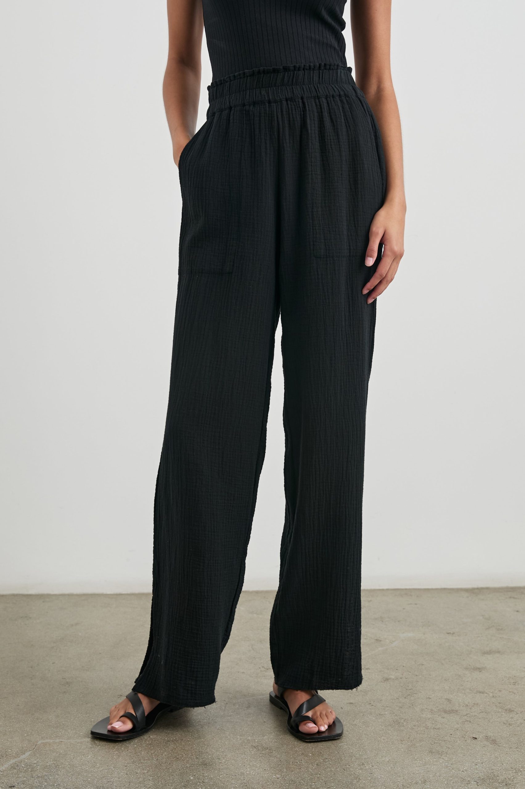 LEON PANT - BLACK - Image 5