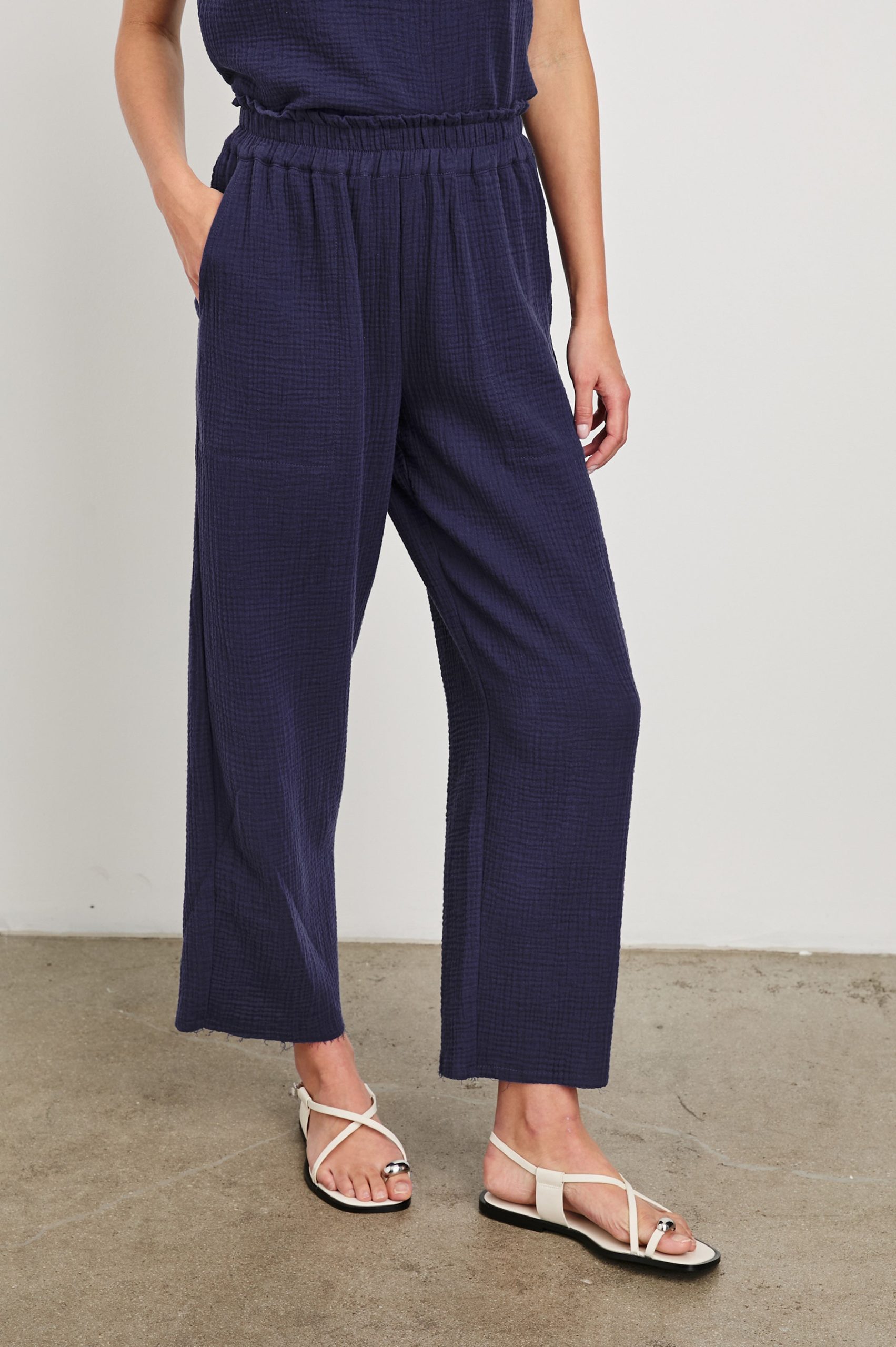 LEON CROP PANT - ADMIRAL BLUE - Image 5
