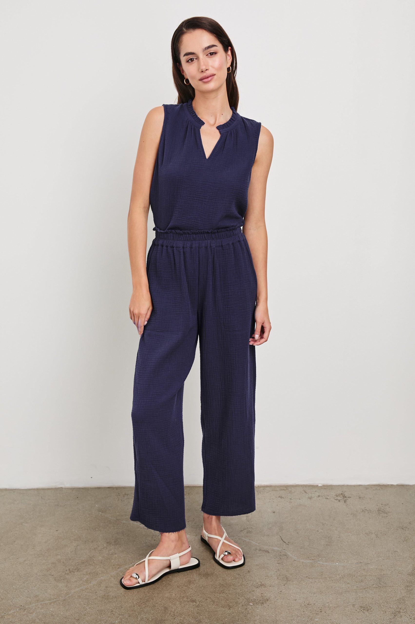 LEON CROP PANT - ADMIRAL BLUE - Image 4
