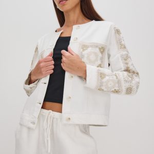 LIDO JACKET - VINTAGE ECRU CROCHET