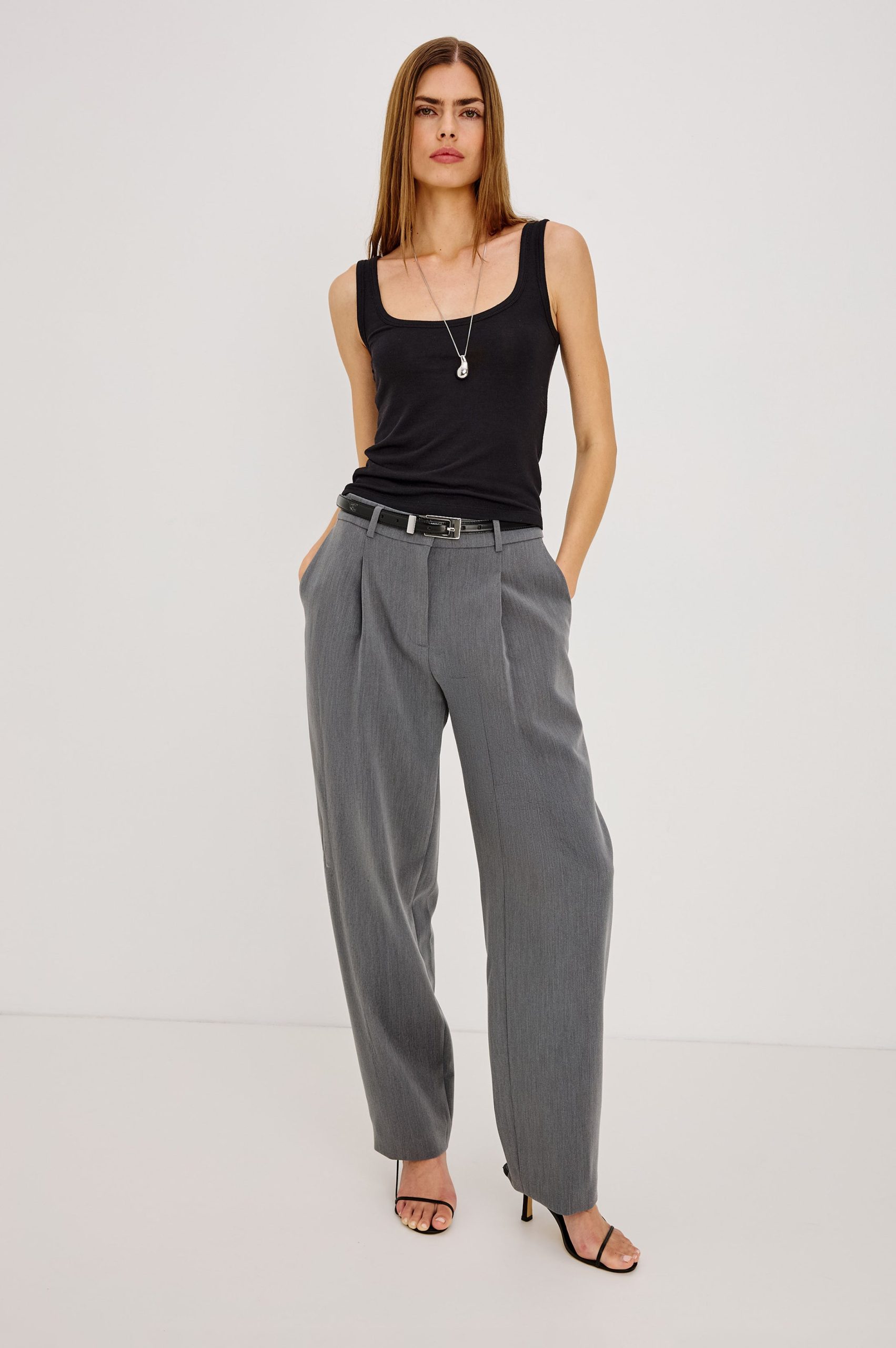 LINA TANK - BLACK - Image 3