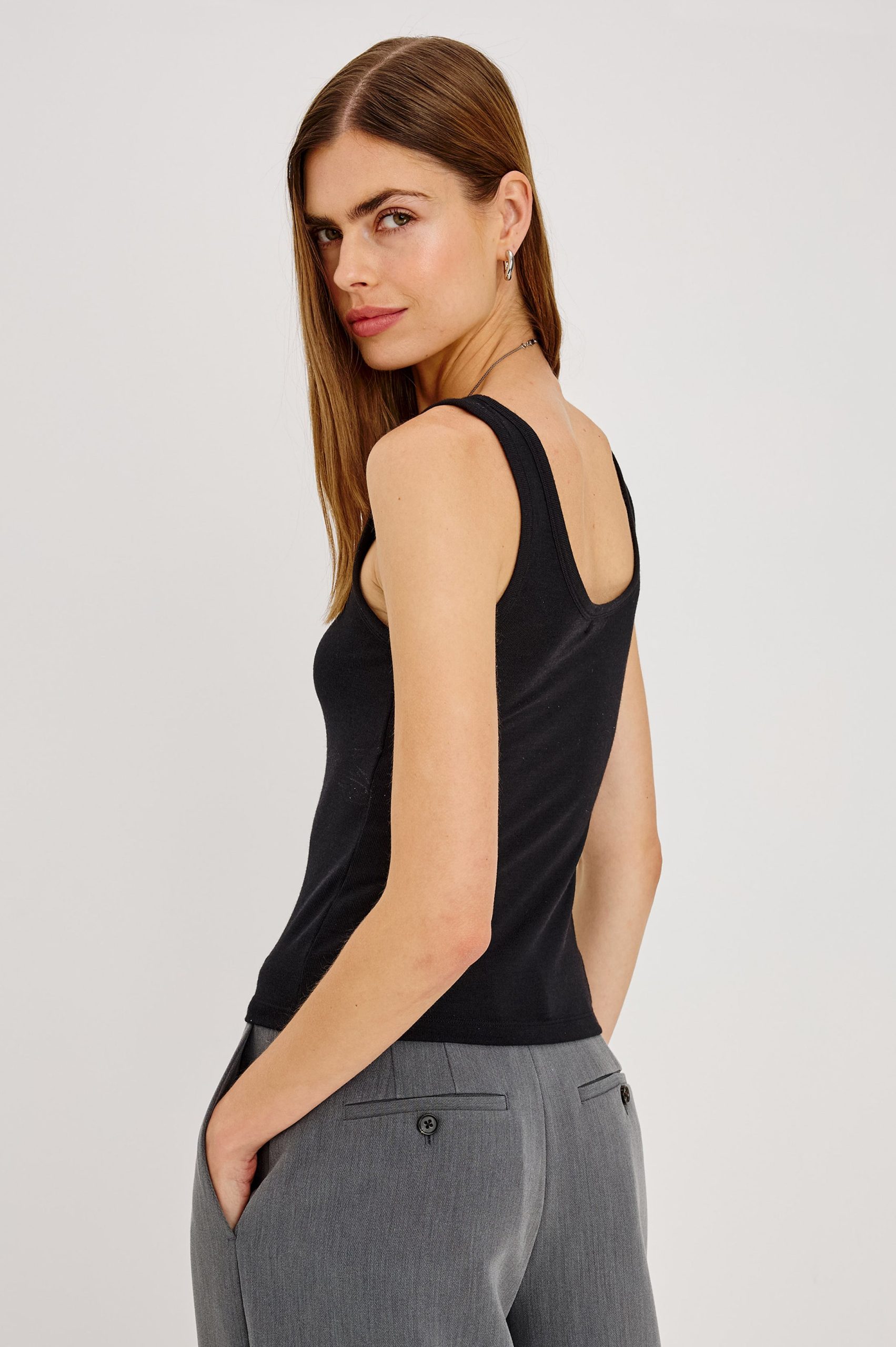 LINA TANK - BLACK - Image 5