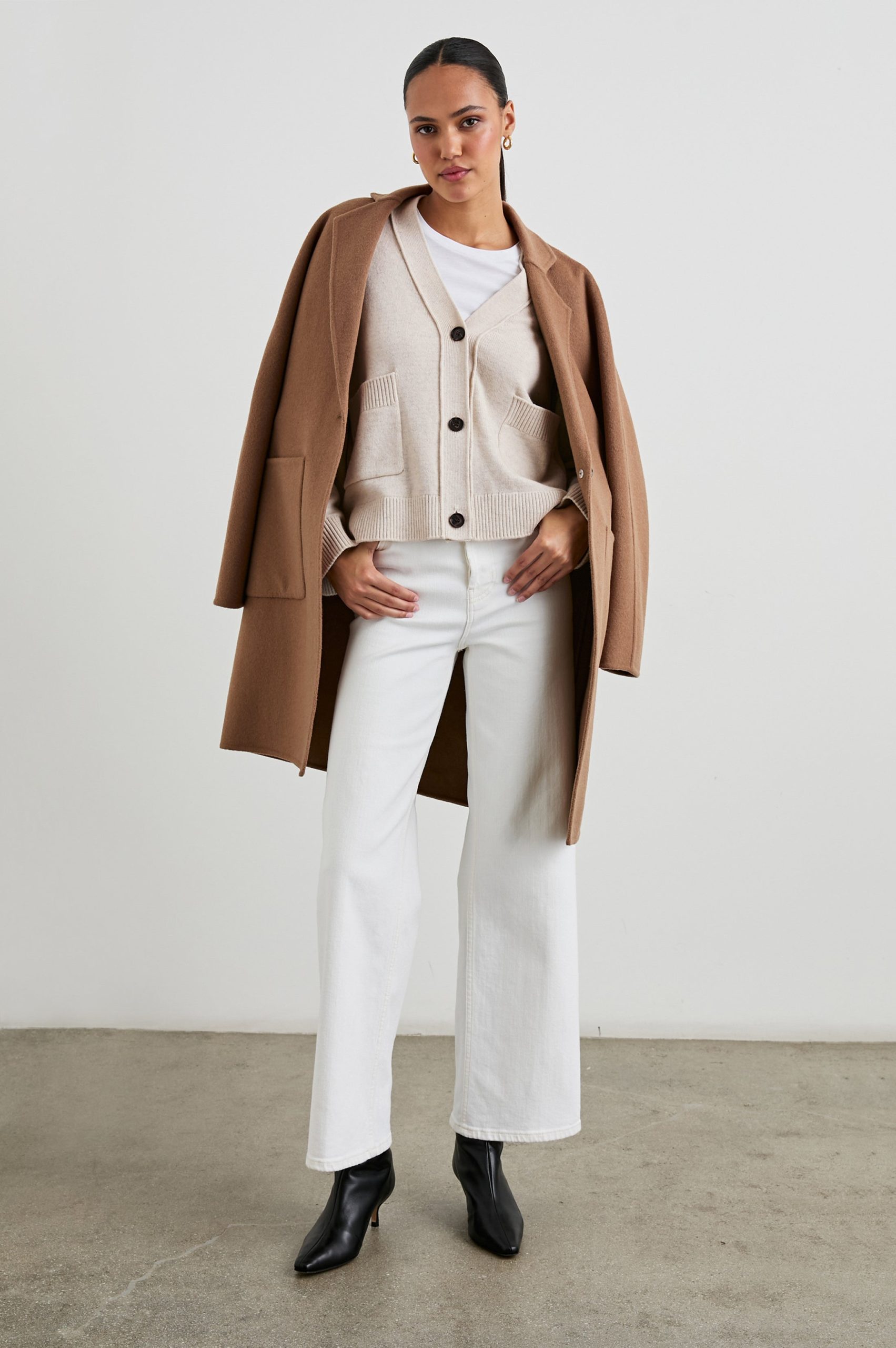 LINDI CARDIGAN - OATMEAL - Image 3