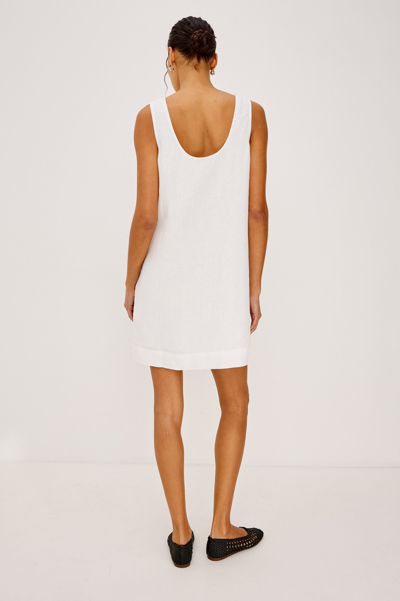 LINDSEY DRESS - WHITE - Image 2