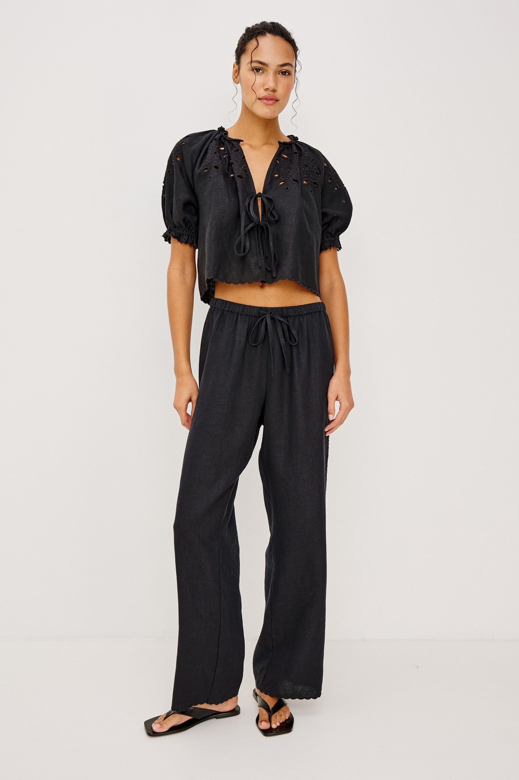 LIZBETH TOP - BLACK - Image 3