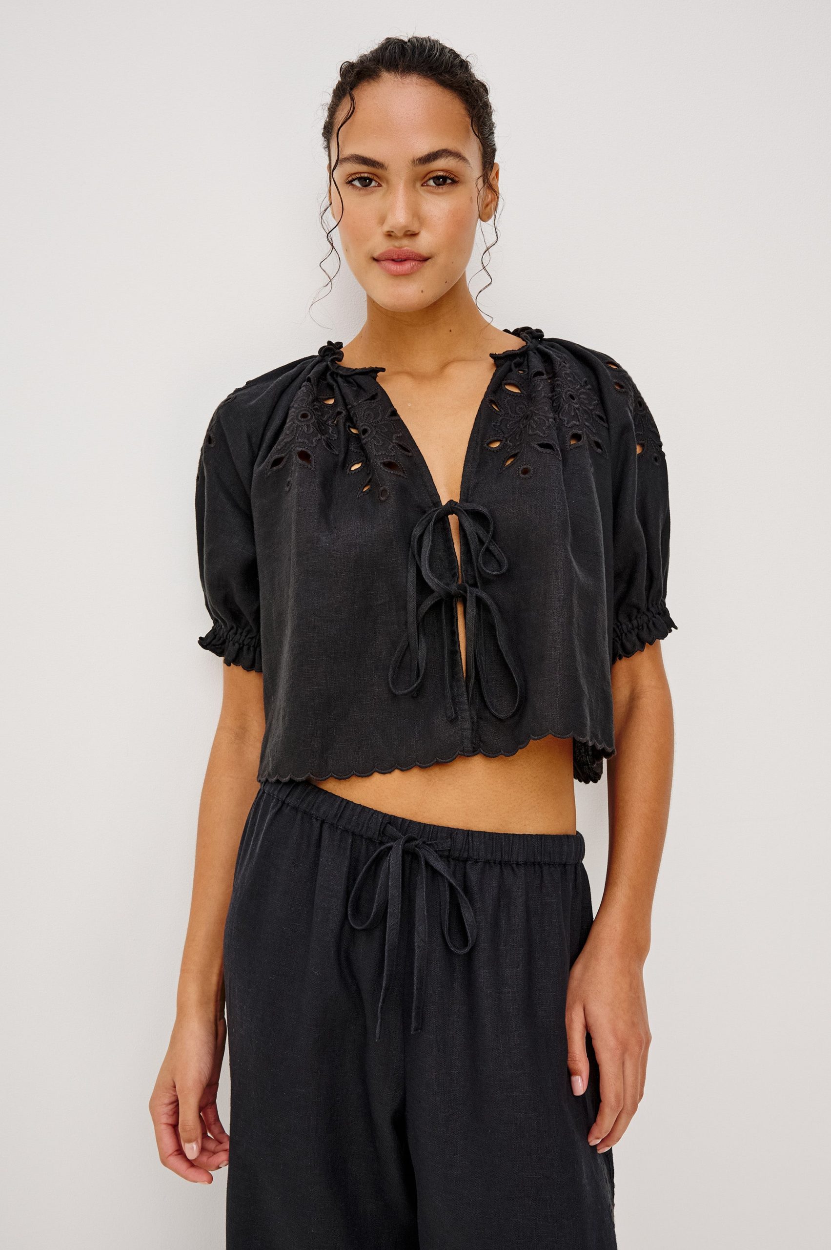 LIZBETH TOP - BLACK - Image 4