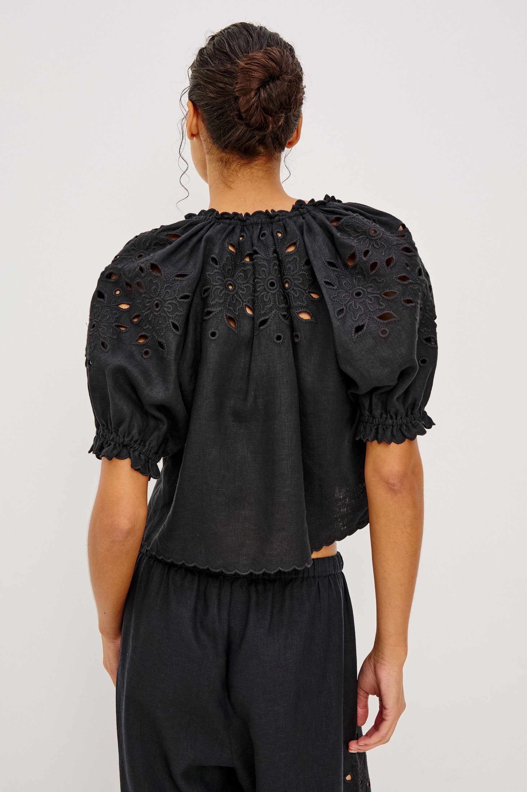 LIZBETH TOP - BLACK - Image 5