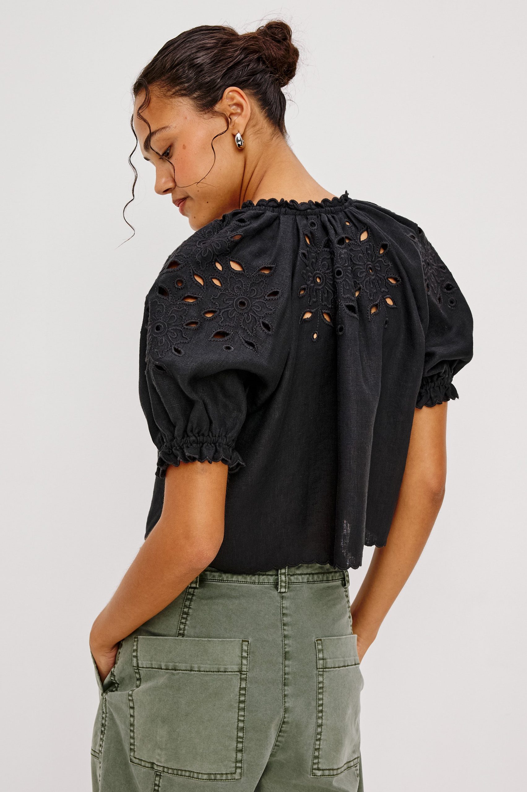 LIZBETH TOP - BLACK - Image 6