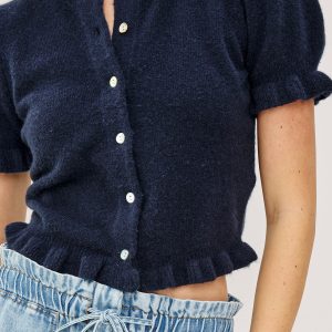 LORA TOP - NAVY