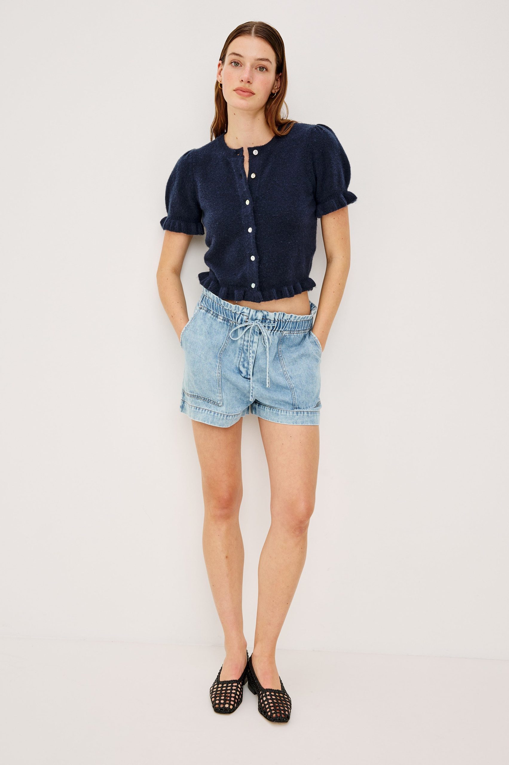 LORA TOP - NAVY - Image 2