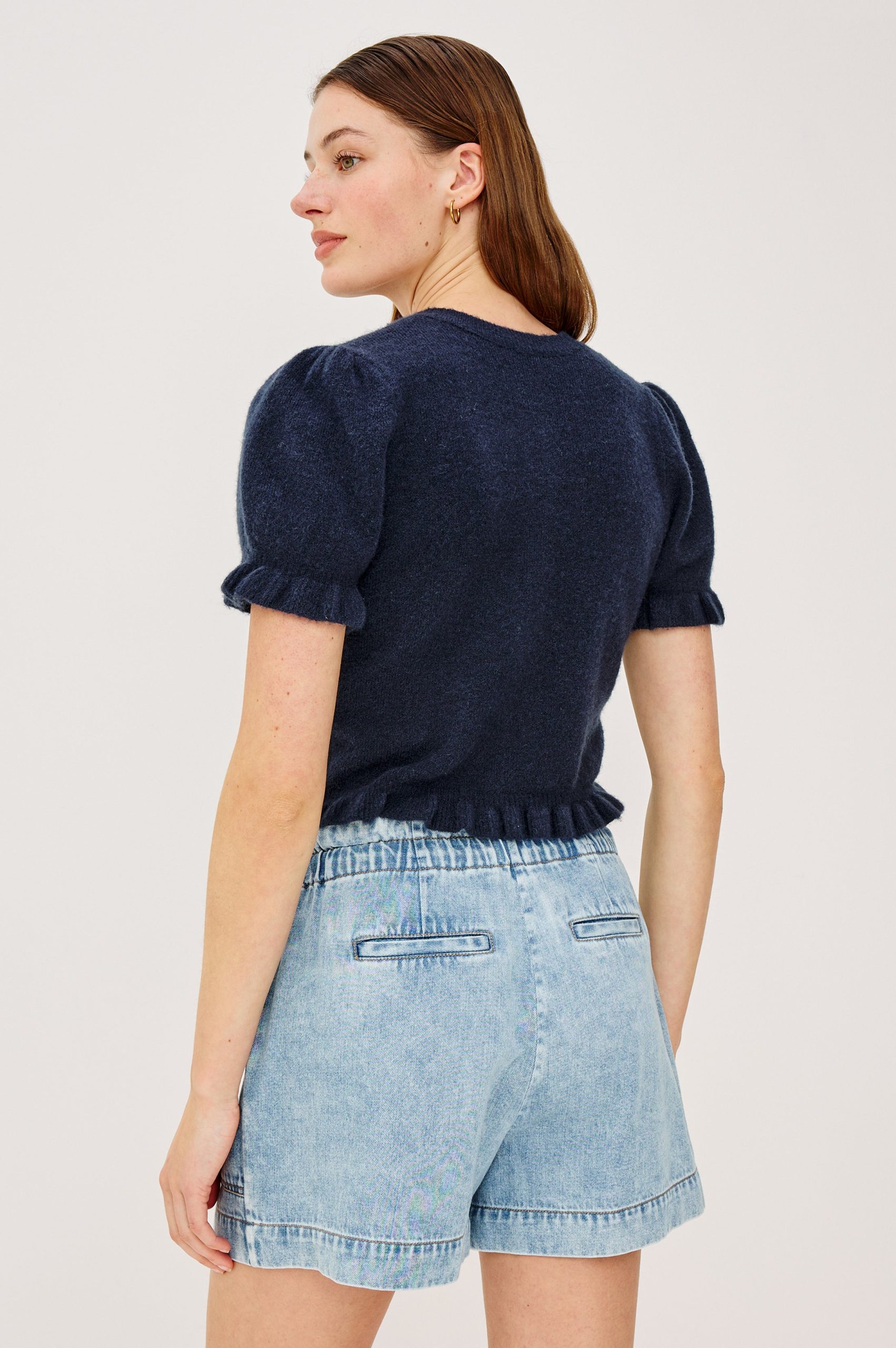 LORA TOP - NAVY - Image 4