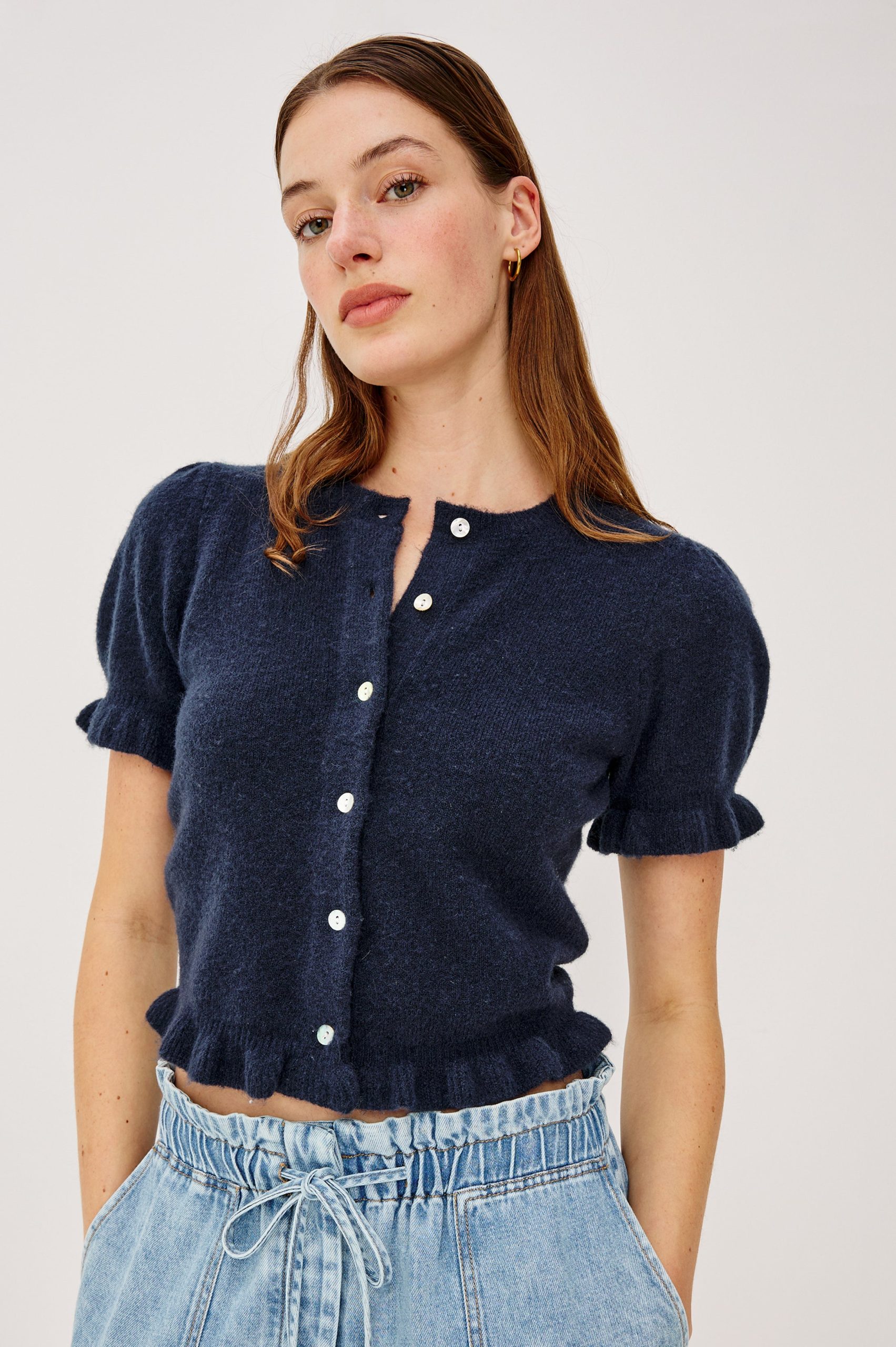 LORA TOP - NAVY - Image 5