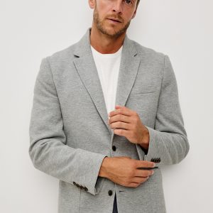 LORENZ BLAZER - HEATHER GREY