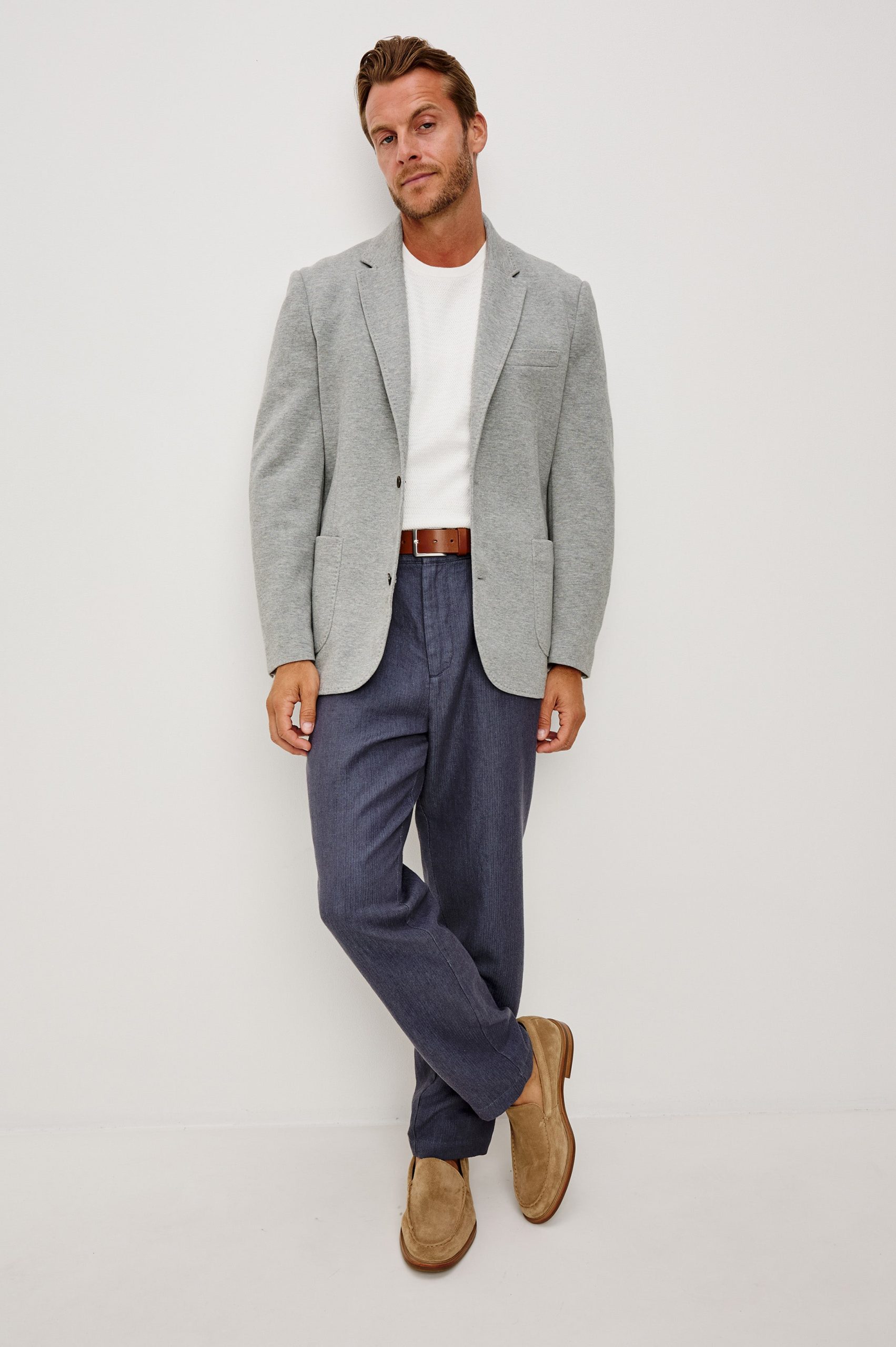 LORENZ BLAZER - HEATHER GREY - Image 2