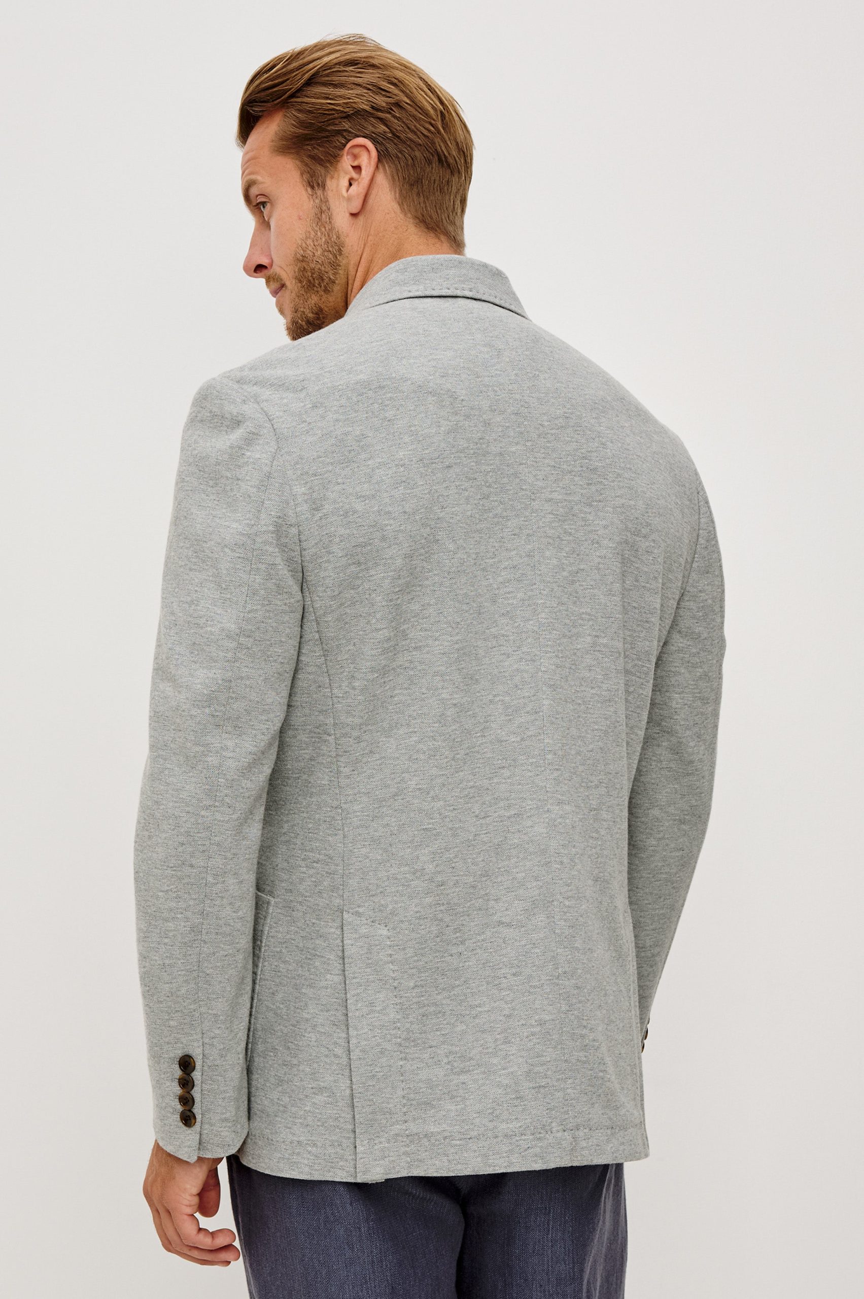 LORENZ BLAZER - HEATHER GREY - Image 4