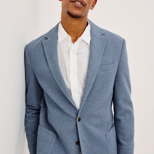 LORENZ BLAZER - HEATHER BLUE