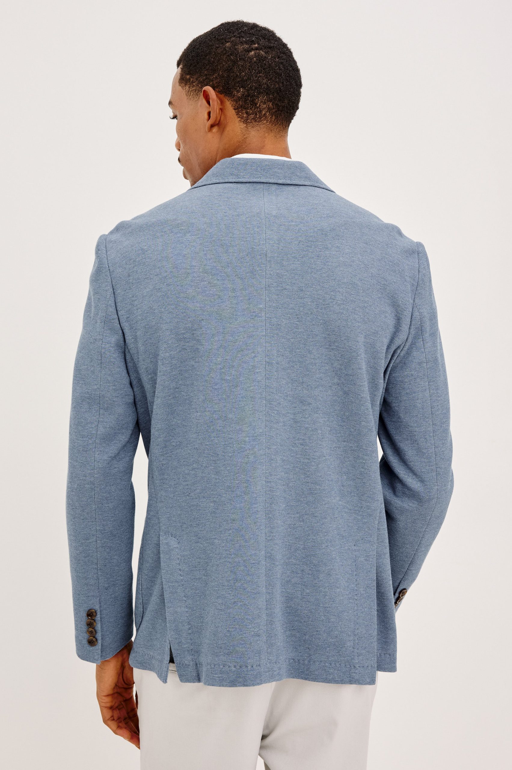 LORENZ BLAZER - HEATHER BLUE - Image 4