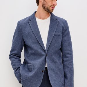 LORENZ BLAZER - NAVY HEATHER