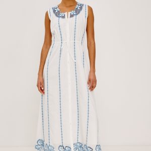LORINA DRESS - WHITE