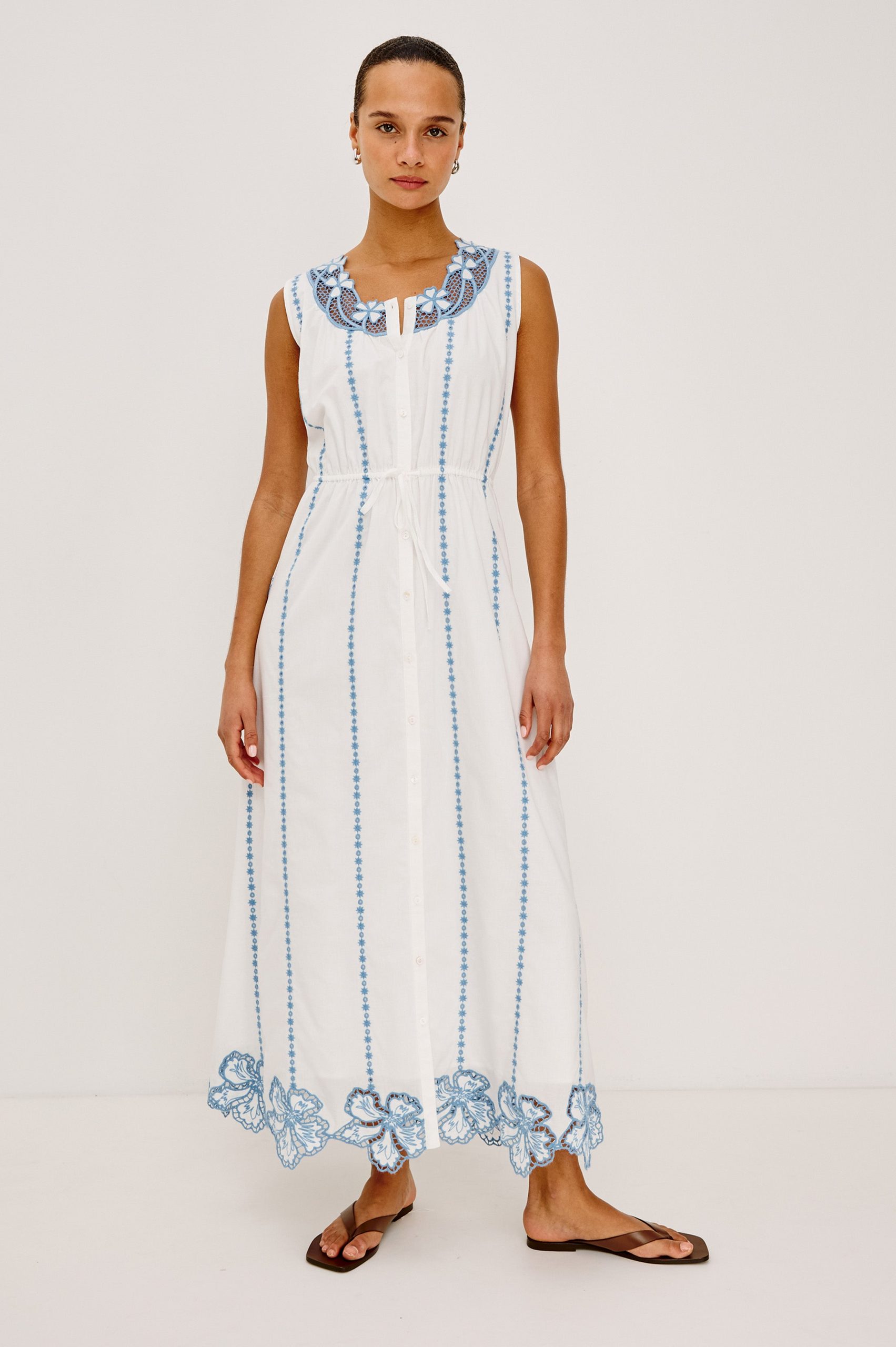 LORINA DRESS - WHITE