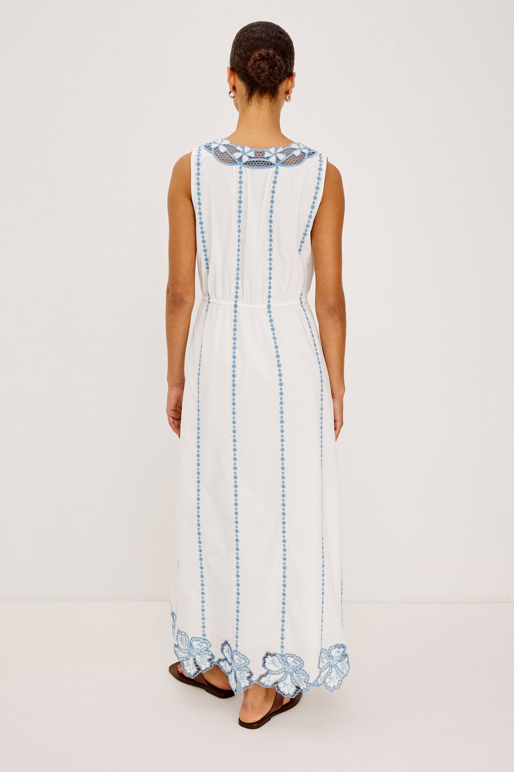 LORINA DRESS - WHITE - Image 4
