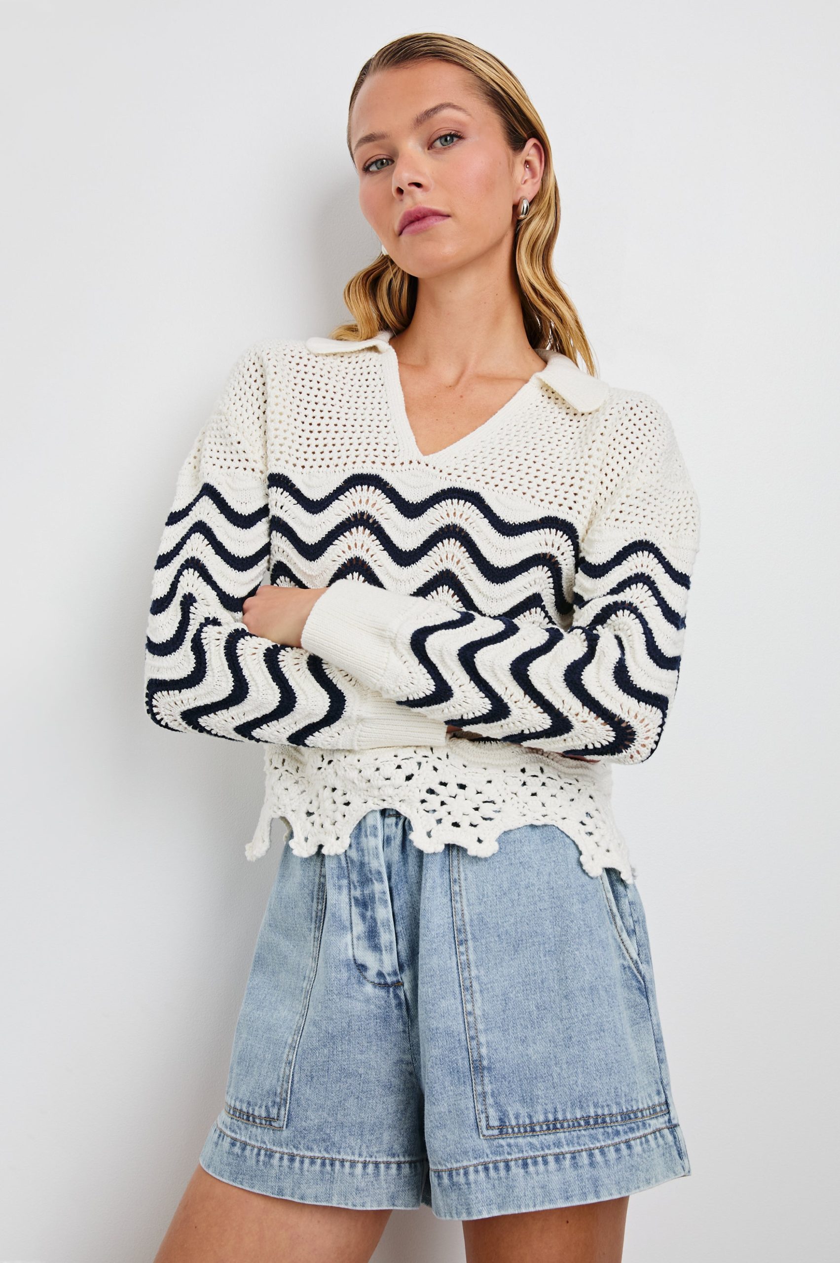 LOUISE SWEATER - WAVE STRIPE - Image 4