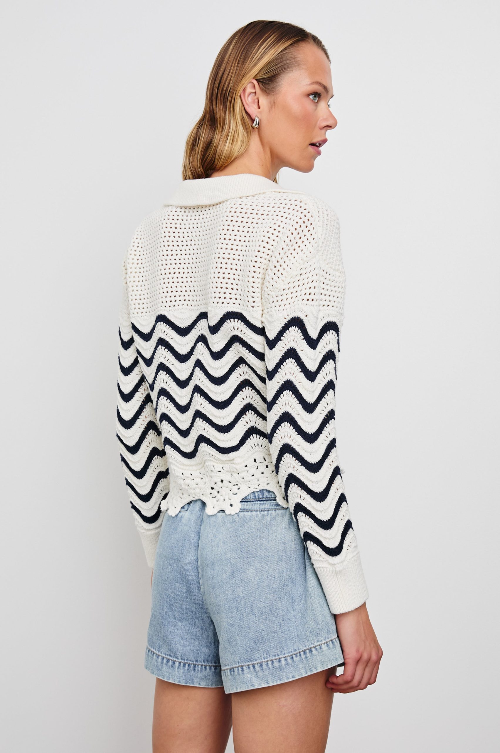LOUISE SWEATER - WAVE STRIPE - Image 5