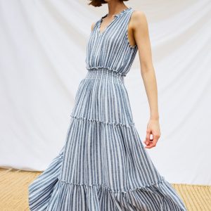LOULOU DRESS - JALISCO STRIPE