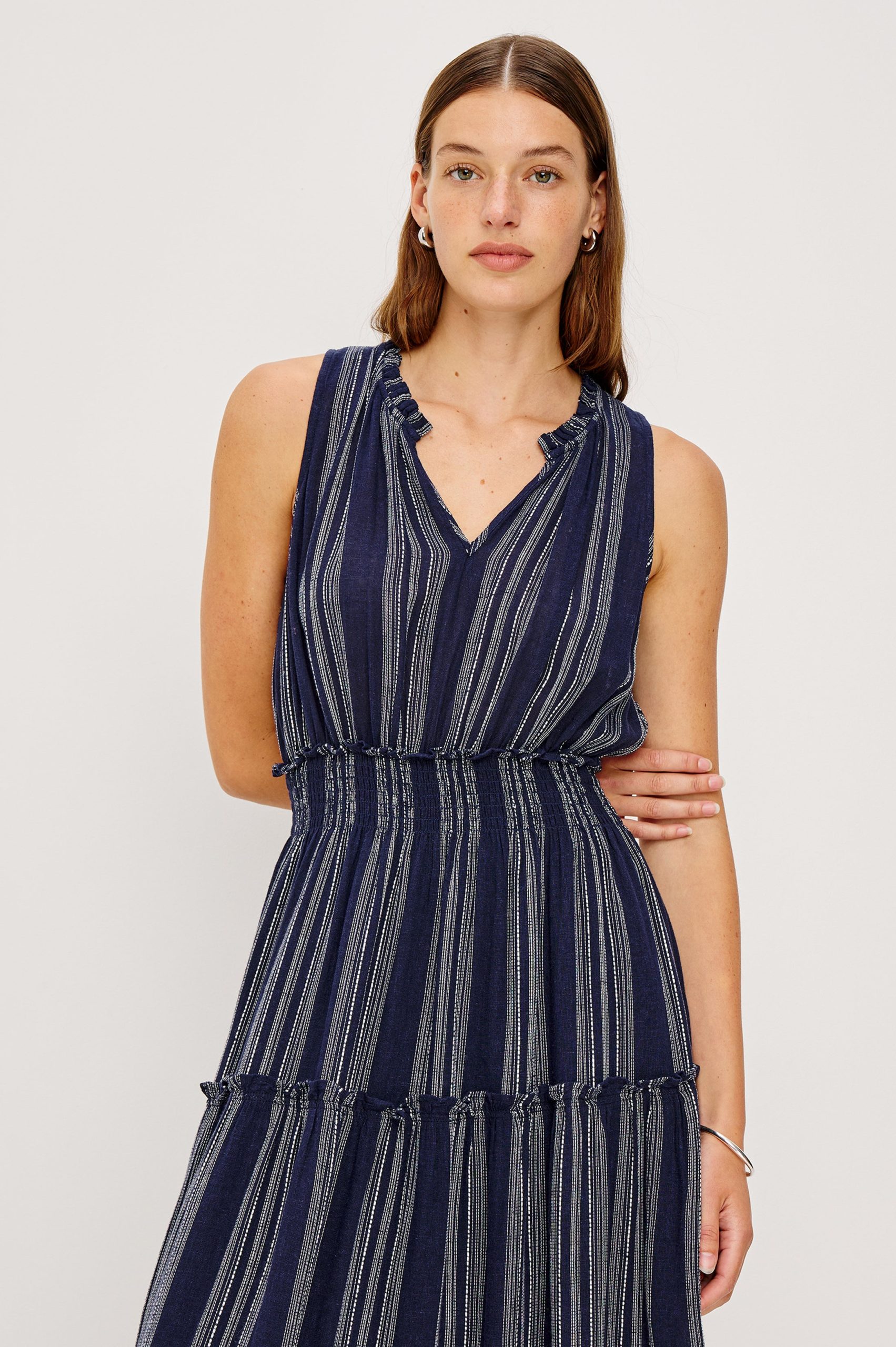 LOULOU DRESS - MAGALIA STRIPE - Image 3